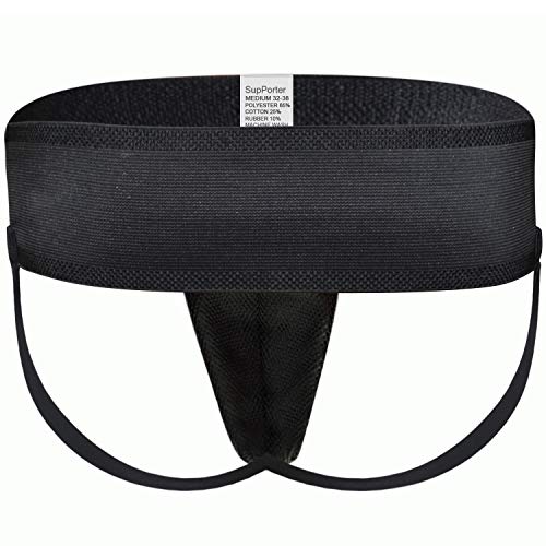 AQF Boxeo Coquilla Protectora para la Ingle con Copa con Gel Elástico Suspensorio Abdominal para MMA Artes Marciales Boxeo Muay Thai Kickboxing (S) AQF Boxeo Coquilla Protectora para la Ingle con Copa con Gel Elástico Suspensorio Abdominal para MMA Artes Marciales Boxeo Muay Thai Kickboxing (S)