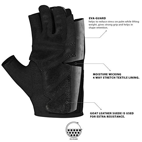 AQF Guantes Gimnasio para Levantamiento De Pesas Guantes Gym Ultraligeros Y Transpirables para Entrenamiento Culturismo Y Ejercicio