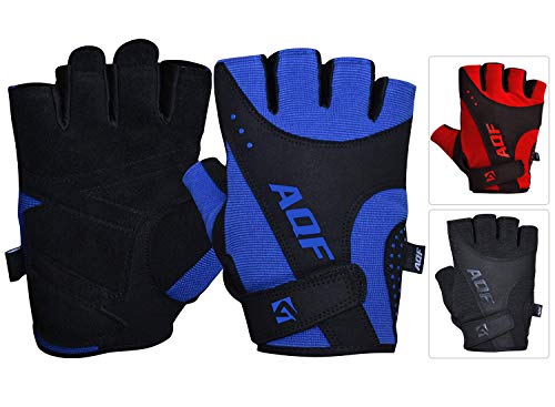 AQF Guantes Gimnasio para Levantamiento De Pesas Guantes Gym Ultraligeros Y Transpirables para Entrenamiento Culturismo Y Ejercicio