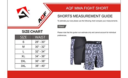 AQF Shorts Deportivos Hombre para MMA Combate Pantalones Muay Thai para Kick Boxing para Lucha En Jaula Shorts Tipo Camuflar Grises AQF Shorts Deportivos Hombre para MMA Combate Pantalones Muay Thai para Kick Boxing para Lucha En Jaula Shorts Tipo Camuflar Grises