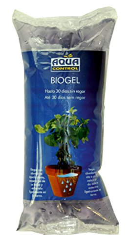 Aqua Control Biogel C2140, Agua Sólida para Tus Plantas, Ideal para Riego en Vacaciones, hasta 30 Días sin Regar, 400 ml