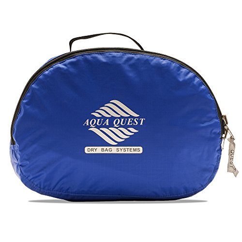 Aqua Quest HIMAL 20L Mochila Estanca Impermeable y Ligera - Mochila Plegable de Viaje y Cierre Enrollable, Estilo Ajustable para Él y para Ella, Azul