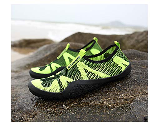 Aqua - Zapatos de baño para mujer y hombre, secado rápido, para natación, surf, buceo, yoga, aeróbic, informal, color, talla 41 EU