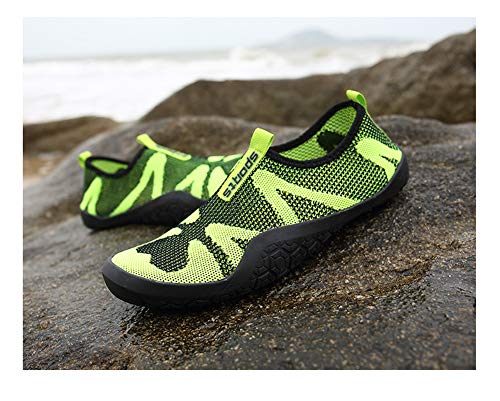 Aqua - Zapatos de baño para mujer y hombre, secado rápido, para natación, surf, buceo, yoga, aeróbic, informal, color, talla 41 EU