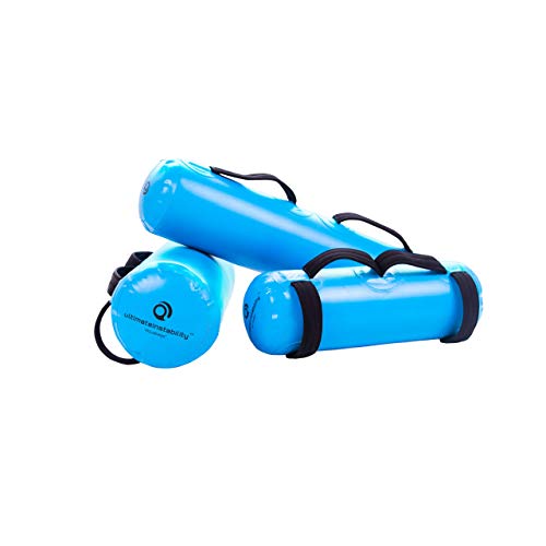 Aquabag Medium - Ultimateinstability - Sand Bag Alternative - Adjustable Aqua Bag and Power Bag with Water - Core and Balance Aquabag - Portable Stability Fitness Equipment - Including 180+ Exercises