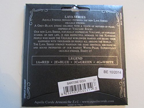 Aquila AQ U LS 117U Lava Serie Ukulele Set (GCEA barítono, alto-G) Aquila AQ U LS 117U Lava Serie Ukulele Set (GCEA barítono, alto-G)
