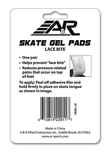 A&R Sports Lace Bite - Almohadillas de Gel para Patines (2 Unidades)