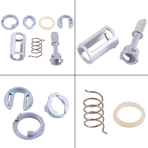 Aramox Juego de reparación de la Cerradura de la Puerta Delantera Izquierda Derecha Repuestos para MK4 Golf Bora (7pcs) Aramox Juego de reparación de la Cerradura de la Puerta Delantera Izquierda Derecha Repuestos para MK4 Golf Bora (7pcs)