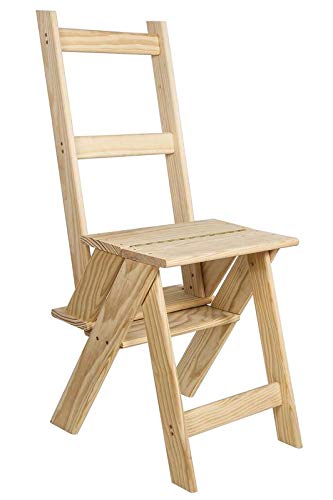 Aranaz 11001- Silla Escalera Madera de Pino, 39 x 53 x 91 cm Aranaz 11001- Silla Escalera Madera de Pino, 39 x 53 x 91 cm