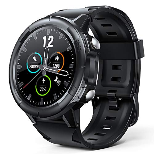 Arbily Smartwatch Hombre, Reloj Inteligente con Pantalla Tátil Completa, Reloj Deportivo Impermeable IP68, Reloj Digital Fitness Tracker para Android iOS Huawei Samsung Xiaomi