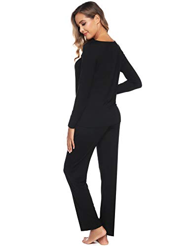 ARBLOVE Pijama Mujer Invierno Algodon 2 Piezas,Suave Cómodo Suelto y Agradable ARBLOVE Pijama Mujer Invierno Algodon 2 Piezas,Suave Cómodo Suelto y Agradable