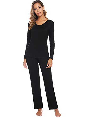 ARBLOVE Pijama Mujer Invierno Algodon 2 Piezas,Suave Cómodo Suelto y Agradable ARBLOVE Pijama Mujer Invierno Algodon 2 Piezas,Suave Cómodo Suelto y Agradable