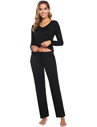 ARBLOVE Pijama Mujer Invierno Algodon 2 Piezas,Suave Cómodo Suelto y Agradable ARBLOVE Pijama Mujer Invierno Algodon 2 Piezas,Suave Cómodo Suelto y Agradable
