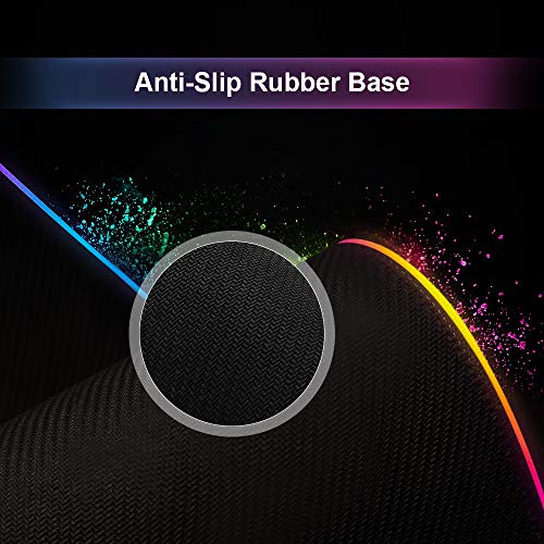 ARCHEER Alfombrilla Gaming, 800 x 300 x4.0 mm Extra Grande Alfombrilla Raton RGB para Juego, Base de Goma Antideslizante y Superficie Suave Resistente al Agua para Gamers, PC y Portátil ARCHEER Alfombrilla Gaming, 800 x 300 x4.0 mm Extra Grande Alfombrilla Raton RGB para Juego, Base de Goma Antideslizante y Superficie Suave Resistente al Agua para Gamers, PC y Portátil