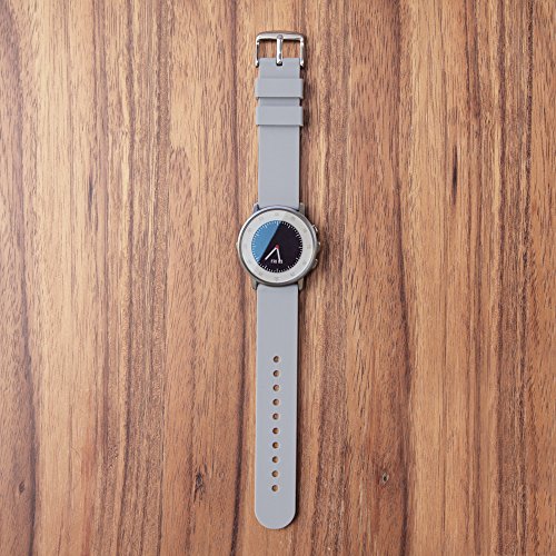 Archer Watch Straps - Correas Reloj Silicona de Liberación Rápida para Hombre y Mujer (Gris Platino, 20mm)