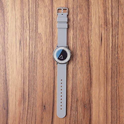 Archer Watch Straps - Correas Reloj Silicona de Liberación Rápida para Hombre y Mujer (Gris Platino, 20mm)