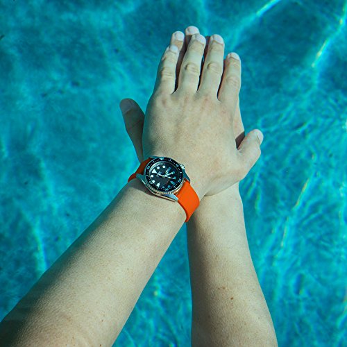 Archer Watch Straps - Correas Reloj Silicona de Liberación Rápida para Hombre y Mujer (Naranja Portland, 20mm) Archer Watch Straps - Correas Reloj Silicona de Liberación Rápida para Hombre y Mujer (Naranja Portland, 20mm)