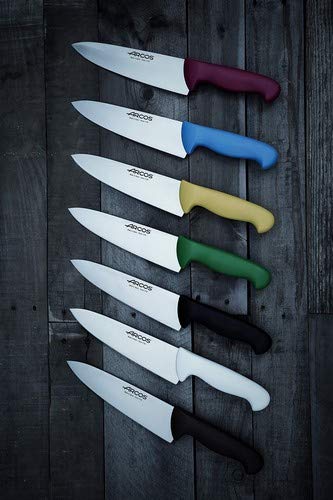 Arcos 292 Cuchillo, Acero Inoxidable, Amarillo, 200 mm Arcos 292 Cuchillo, Acero Inoxidable, Amarillo, 200 mm