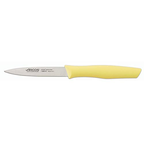 Arcos Cuchillo Mondador, Acero_Inoxidable, Amarillo, 100 mm Arcos Cuchillo Mondador, Acero_Inoxidable, Amarillo, 100 mm