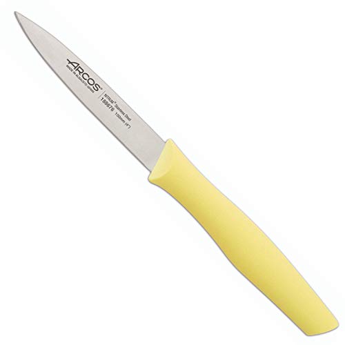 Arcos Cuchillo Mondador, Acero_Inoxidable, Amarillo, 100 mm Arcos Cuchillo Mondador, Acero_Inoxidable, Amarillo, 100 mm
