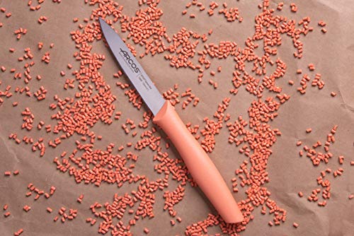 Arcos Cuchillo Mondador, Acero_Inoxidable, Naranja, 100 mm Arcos Cuchillo Mondador, Acero_Inoxidable, Naranja, 100 mm