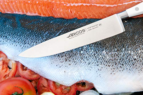 Arcos Riviera Blanc - Cuchillo de cocinero, 250 mm (estuche)