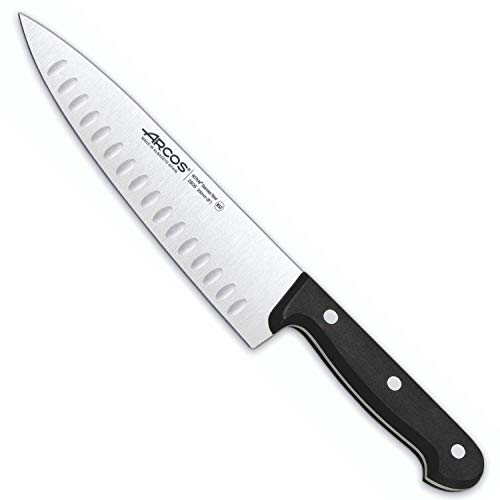 Arcos Universal - Cuchillo de cocinero con alveolos, 200 mm (estuche) Arcos Universal - Cuchillo de cocinero con alveolos, 200 mm (estuche)