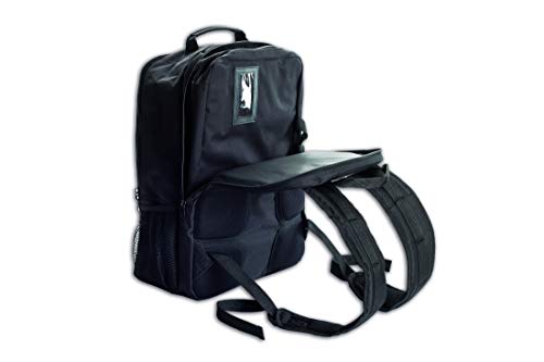 ARCPJ 694 Mochila Porta-Cuchillos, Acero Inoxidable, Negro, 330x480x185 mm