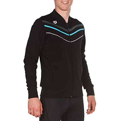 ARENA M Gym F/Z Jacket Chaqueta Hombre Gym, Hombre, black, S