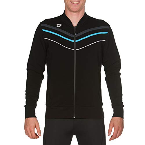 ARENA M Gym F/Z Jacket Chaqueta Hombre Gym, Hombre, black, S