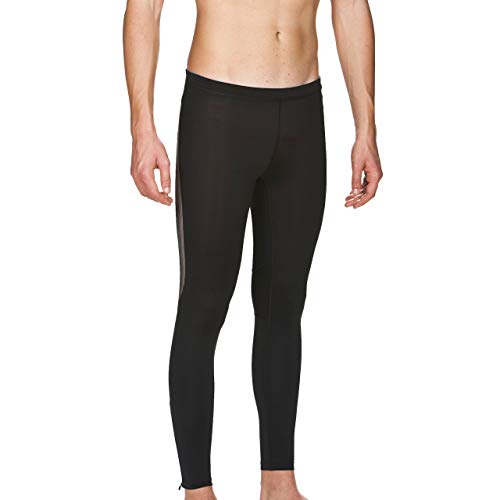 ARENA M Run Long g Mallas, Hombre, Negro (Black), L