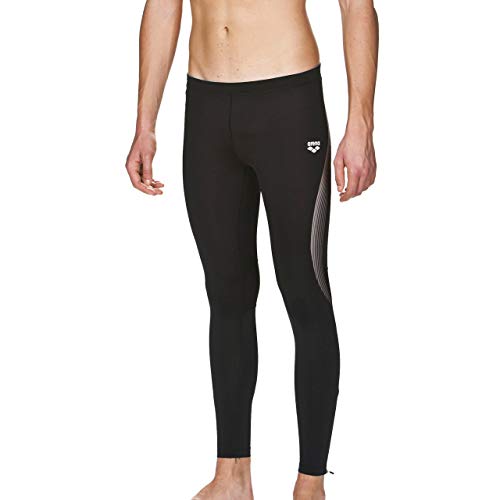 ARENA M Run Long g Mallas, Hombre, Negro (Black), L