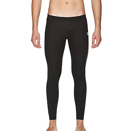 ARENA M Run Long g Mallas, Hombre, Negro (Black), L