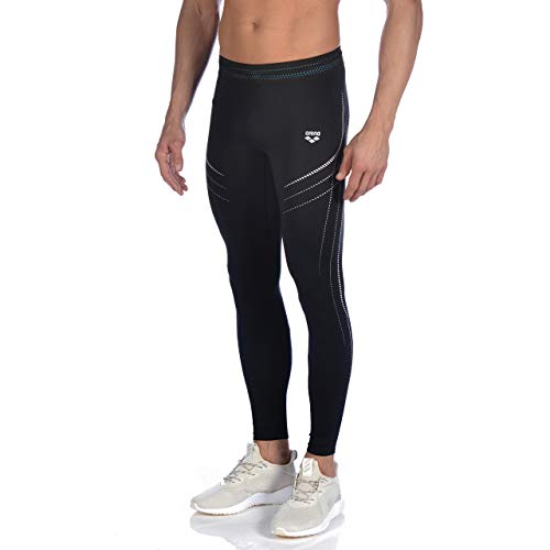 Arena M Thermal Long Tight Mallas Largas Térmicas Hombre A-One, Black, M