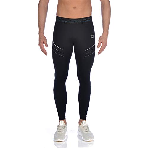 Arena M Thermal Long Tight Mallas Largas Térmicas Hombre A-One, Black, M