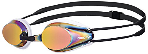 Arena Tracks Mirror Gafas de Natación, Unisex Adulto, Blanco (revo), Universal Arena Tracks Mirror Gafas de Natación, Unisex Adulto, Blanco (revo), Universal