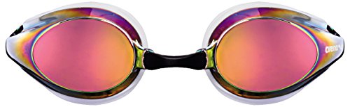 Arena Tracks Mirror Gafas de Natación, Unisex Adulto, Blanco (revo), Universal Arena Tracks Mirror Gafas de Natación, Unisex Adulto, Blanco (revo), Universal