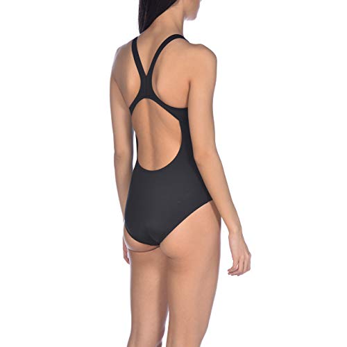 Arena W Swim Pro Back One Piece Bañador Deportivo Mujer Essentials, Black-White, 40