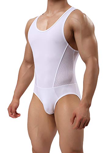 Arjen Kroos Hombre Maillot Leotardo Ropa Interior Deportiva Sexy Bodysuit Deportivo de Hombre para Gimnasia Danza Bañador Bodies Elásticos