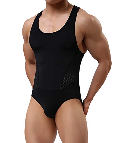 Arjen Kroos Hombre Maillot Leotardo Ropa Interior Deportiva Sexy Bodysuit Deportivo de Hombre para Gimnasia Danza Bañador Bodies Elásticos