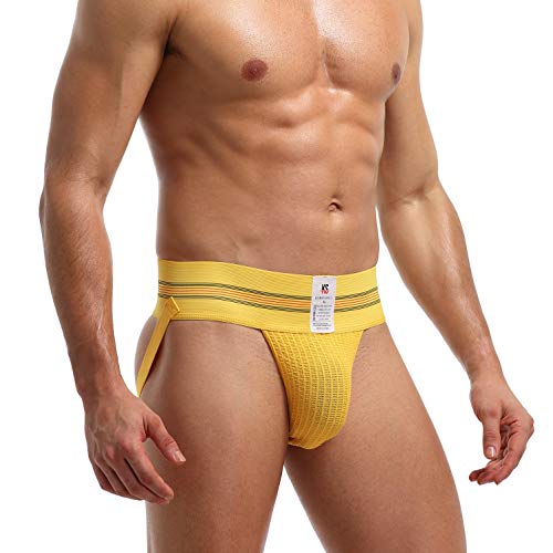 Arjen Kroos Jockstrap Suspensorio para Hombre Sexy Tanga Slips Ropa Interior Thong lencería Deporte