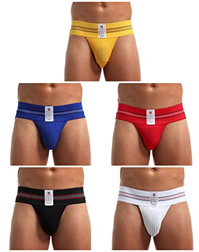 Arjen Kroos Jockstrap Suspensorio para Hombre Sexy Tanga Slips Ropa Interior Thong lencería Deporte