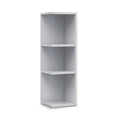 ARKITMOBEL 305081BO - Modulo Rinconero para Baño, Color Blanco Brillo, 20 cm (Largo) x 65 cm (Alto) x 19,5 cm (Fondo) ARKITMOBEL 305081BO - Modulo Rinconero para Baño, Color Blanco Brillo, 20 cm (Largo) x 65 cm (Alto) x 19,5 cm (Fondo)