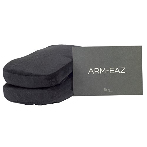 Arm-Eaz Cubierta de Apoyabrazos para Silla de Oficina y Silla de Juego, Cojin Protector con Espuma de Memoria para Reposabrazos Para la Comodidad del Codo
