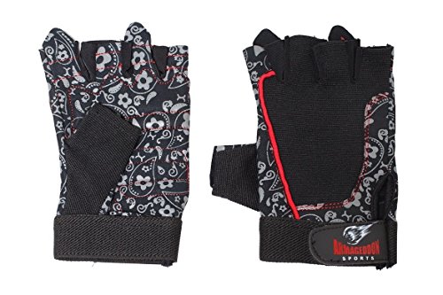 Armageddon Sports Guantes De Halterofilia para Mujeres para El Entrenamiento Fitness Y El Culturismo O Crossfit. Levantamiento Transpirable