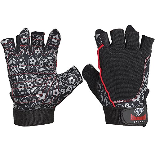 Armageddon Sports Guantes De Halterofilia para Mujeres para El Entrenamiento Fitness Y El Culturismo O Crossfit. Levantamiento Transpirable