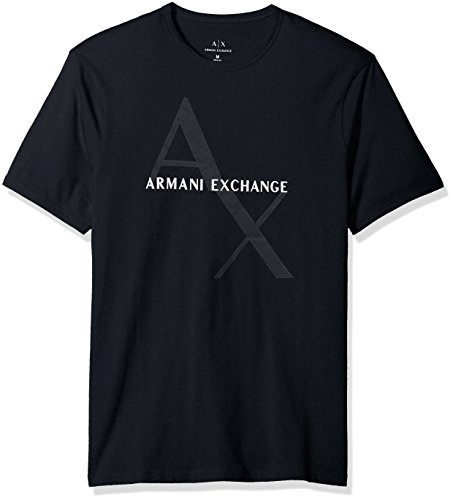 Armani Exchange 8nzt76 Camiseta, Azul (Navy 1510), Large para Hombre