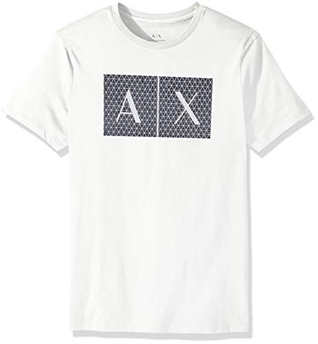 Armani Exchange 8nztck Camiseta, Blanco (White 1100), Medium para Hombre