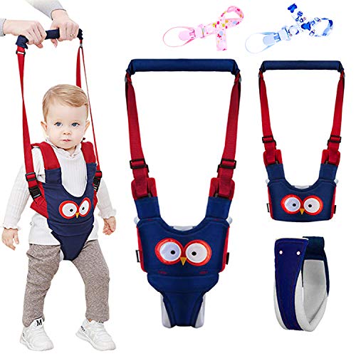 Arnés de Seguridad Bebe,GVOO Arneses Tirantes,Andador Chaleco Ajustable para Aprender Andar Niños 4 en 1 funcional con dos Cadenas para Chupetes Arnés de Seguridad Bebe,GVOO Arneses Tirantes,Andador Chaleco Ajustable para Aprender Andar Niños 4 en 1 funcional con dos Cadenas para Chupetes