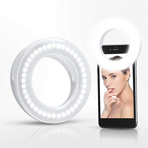 Aro de Luz con Tripode LED Ring Light Anillo Luz para Maquillaje, Tiktok, Live Stream, Fotografia, Vlog con tripode y Mando + Anillo luz móvil (Tamaño Aro: 26cm)